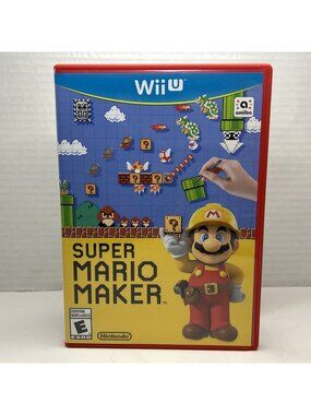 Super Mario Maker Nintendo Wii U CIB Complete *TESTED* Read Description